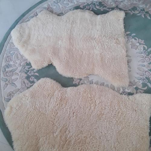 Woolen sheep skin rugs